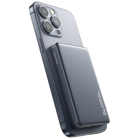 Powerbank USAMS CY Series CD242 10000mAh 20W Magnetic Wireless titanium