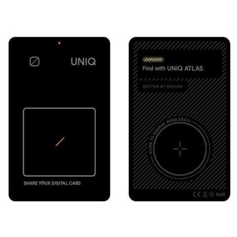 UNIQ Lokalizator NFC Atlas szary/graphite UNIQ-ATLASCARDTRK-GRAPHITE