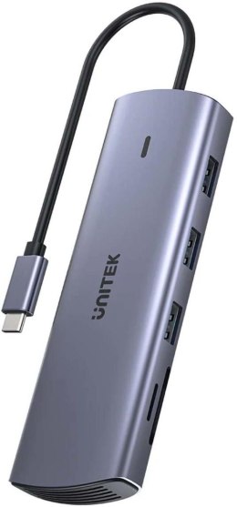 Unitek Hub 9w1 USB C Gigabit Ethernet HDMI VGA 3x USB A czytnik kart PD 100W