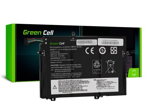 Green Cell baterie L17C3P52 L17L3P52 L17M3P53 L17M3P54 pro Lenovo Thin, kPad L480 L490 L580 L590 L14 L15 Gen 1 Gen 2
