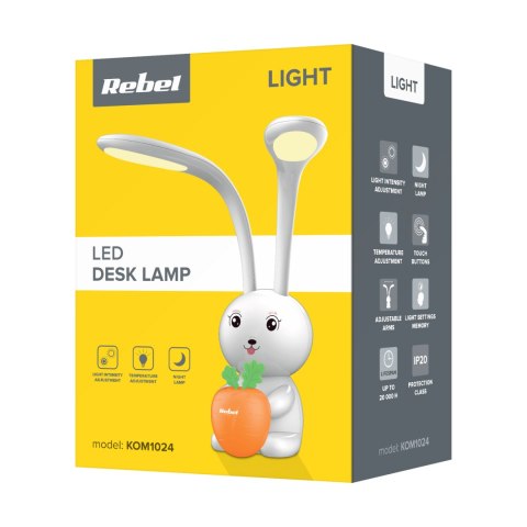 Lampka na biurko królik