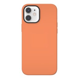SwitchEasy Etui MagSkin do iPhone 12 Mini pomarańczowe