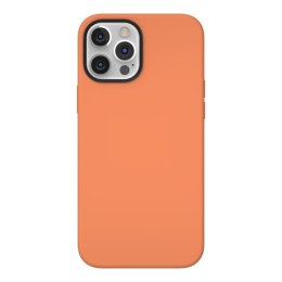SwitchEasy Etui MagSkin do iPhone 12 Pro Max pomarańczowe