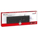 Genius KB-113 COPILOT, klawiatura CZ/SK, klasyczna, przewodowa (USB), czarna