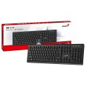 Genius KB-113 COPILOT, klawiatura CZ/SK, klasyczna, przewodowa (USB), czarna