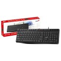 Genius KB-117S COPILOT, klawiatura CZ/SK, klasyczna, przewodowa (USB), czarna