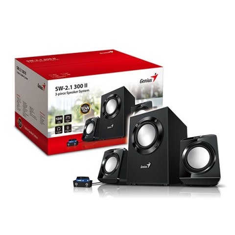 Genius głośniki SW-2.1 300 ver.II, 2.1, 10W, czarne