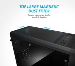 Obudowa S2 ATX Mid Tower PC Case 120mm fan