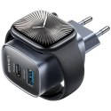 Ładowarka sieciowa USAMS CC293 T67 20W iWatch 1xUSB-C 1xUSB-A tarnish
