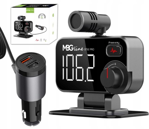 Transmiter samochodowy MBG line BT92 PRO