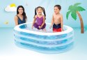 Basen dmuchany brodzik dla dzieci owalny 163x109x46 cm INTEX 57482