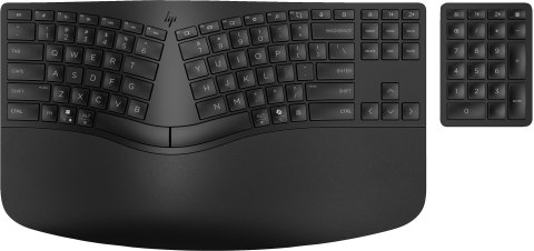 Klawiatura HP 960 Ergonomic Wireless Keyboard bezprzewodowa czarna 37E755AA