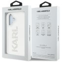 Etui Karl Lagerfeld IML Rhinestones Logo do iPhone 16 przezroczysty