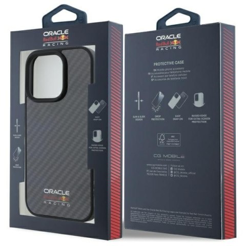 Red Bull RBHMP16X24CFILSK iPhone 16 Pro Max 6.9" hardcase czarny/black Carbon Fiber Shiny Logo MagSafe