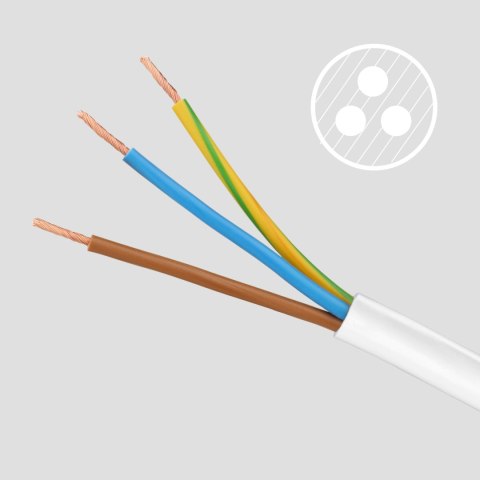 Przedłużacz sieciowy Rebel 4 gniazda z wyłącznikiem -1,5m