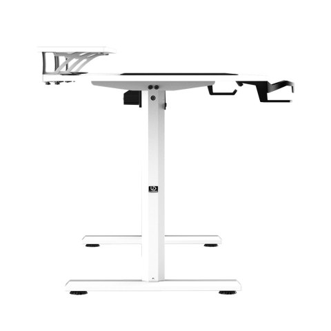 Biurko, elektycznie regulowany, 160X70 cm, 72-117 cm, HIGHLANDER XXL WHITE, biały, ULTRADESK
