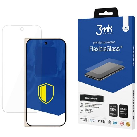Szkło hybrydowe 3MK FlexibleGlass do Google Pixel 9 Pro Fold (front)