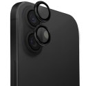 UNIQ Optix Aluminium Camera LensProtector iPhone 16 6.1" / 16 Plus 6.7" midnight black szkło na obiektyw aparatu z aplikatorem