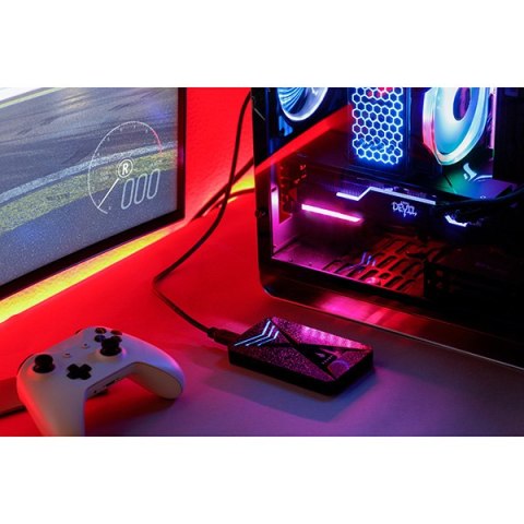 SSD Zewnętrzny Surefire GX3 Gaming, 53683, 512GB, czarny, 2.5", USB micro B