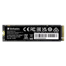 SSD Wewnętrzny Verbatim Vi5000 M.2, 31825, 512GB, czarny, 5000 MB/s-R, NVMe, 2500 MB/s-W