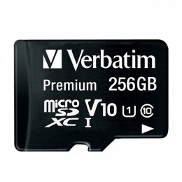 Verbatim Karta pamięci microSDHC/SDXC, 256GB, micro SDXC, 44087, z adapterm