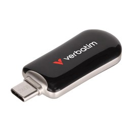 Verbatim USB flash disk, USB C, 256GB, Plectra, czarny, 30226, USB C