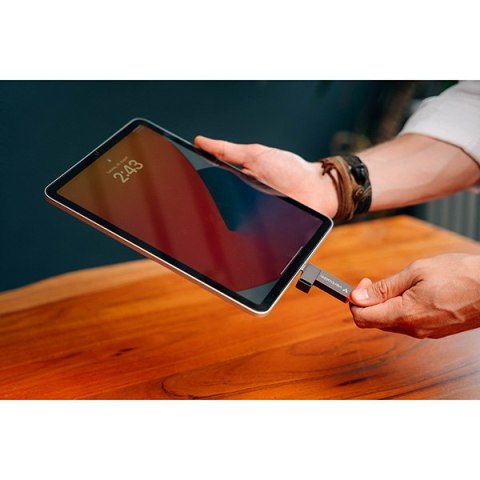 Verbatim USB flash disk, USB C a USB 3.2 Gen 1, 512GB, Dual QuickStick, szary, 32042, USB C, z oczkiem na brelok