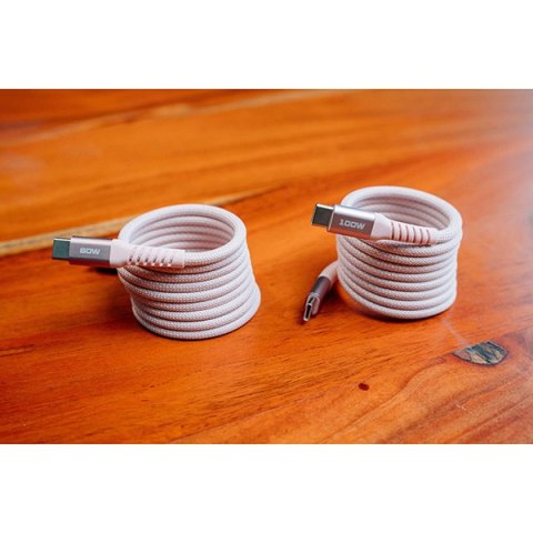 Verbatim USB kabel USB C (M) - USB C (M), 60W, 1.2m, magnetyczny, różowy, box, 31853