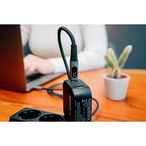 Verbatim USB kabel USB C (M) - USB C (M), 240W, 1.2m, czarny, box, 31849