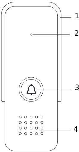 Domofon EURA ADP-24A3 czarny 2 żyłowy