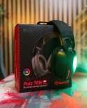 Marvo Pulz 70W, słuchawki, regulacja głośności, czarna, PS4, PS5, Xbox One, PC