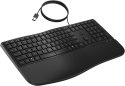 Klawiatura HP 480 Comfort Wired Keyboard przewodowa czarna 8T6M1AA