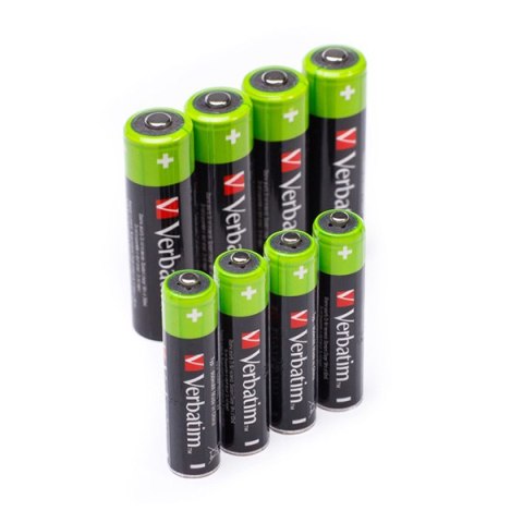 Akumulatorki, AA (HR6), 1.2V, 2500 mAh, Verbatim, blistr, 4-pack