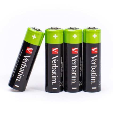 Akumulatorki, AA (HR6), 1.2V, 2500 mAh, Verbatim, blistr, 4-pack
