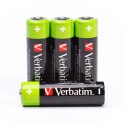 Akumulatorki, AA (HR6), 1.2V, 2500 mAh, Verbatim, blistr, 4-pack