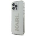 Etui Karl Lagerfeld IML Rhinestones Logo do iPhone 16 Pro przezroczysty