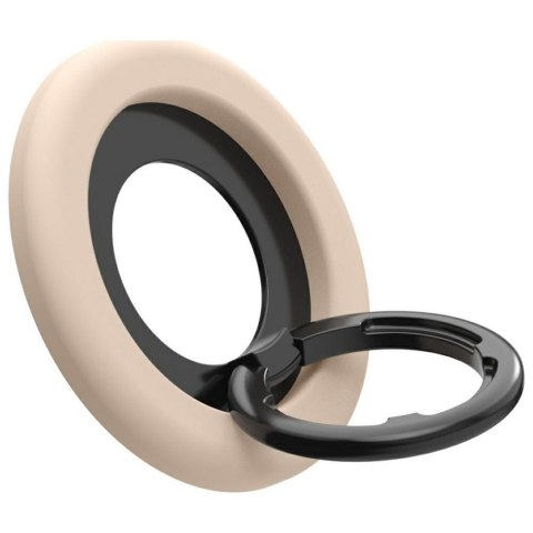 Uchwyt magnetyczny Spigen Nano Pop MagSafe beżowy