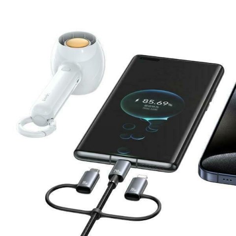 USAMS Kabel 6w1 Fast charging 240W 1,2m Data Cable Digital dispay Aluminium Alloy Seria Sufeng (SJ737)