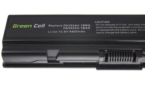 GREEN CELL BATERIA TS01 DO TOSHIBA PA3534U-1BRS 4400 MAH 10.8V