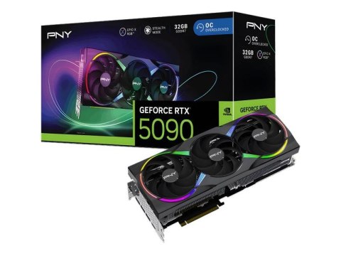 PNY GeForce RTX 5090 ARGB EPIC-X RGB Overclocked 32GB