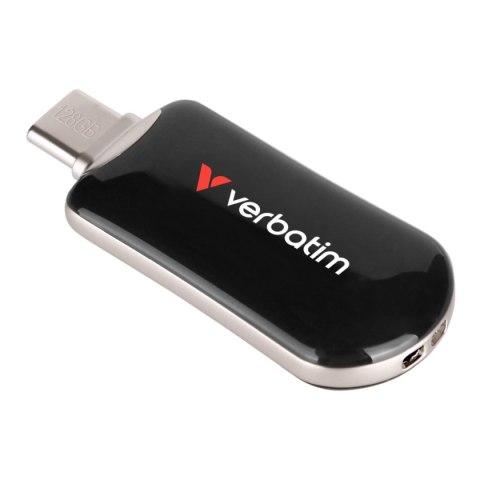 Pendrive Verbatim Plectra 128GB USB-C 3.0 Black