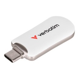 Pendrive Verbatim Plectra 64GB USB-C 3.0 White