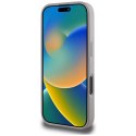 Etui Guess Grained Roses Big 4G logo do iPhone 16 Pro Max fioletowy