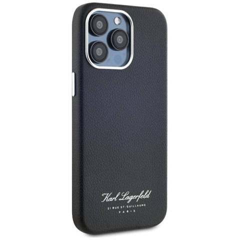 Etui Karl Lagerfeld hotel RSG do iPhone 15 Pro czarny