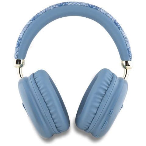 Słuchawki nauszne Guess Bluetooth 4G Triangle Logo niebieski
