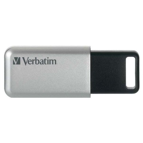 Verbatim USB flash disk, USB 3.0, 32GB, Secure Pro, Store N Go, srebrny, 98665, USB A, szyfrowanie AES 256-bit