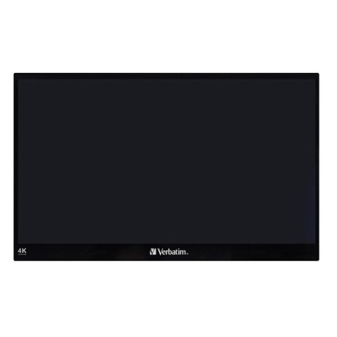 Verbatim monitor przenośny dotykowy, PMT-17-4K, 17.3", Ultra HD 4K (3840x2160), 60Hz, czarny