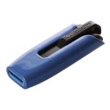Verbatim USB flash disk, USB 3.0, 128GB, V3 MAX, Store N Go, niebieski, 49808, USB A, z wysuwanym złączem