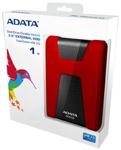 Dysk zewnętrzny HDD A-DATA HD650 (1TB /Czerwony )