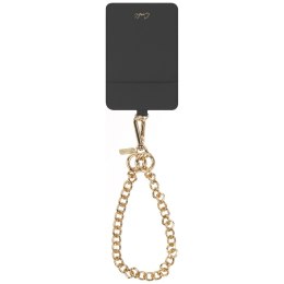 Uniwersalna smycz do telefonu 3w1 UNIQ Coehl Caryne z portfelem na karty ebony